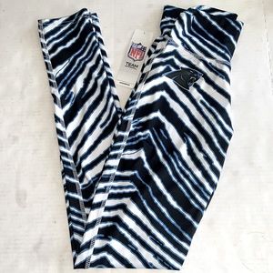 NFL Team Apparel Carolina Panthers Athleisure Leggings 3117